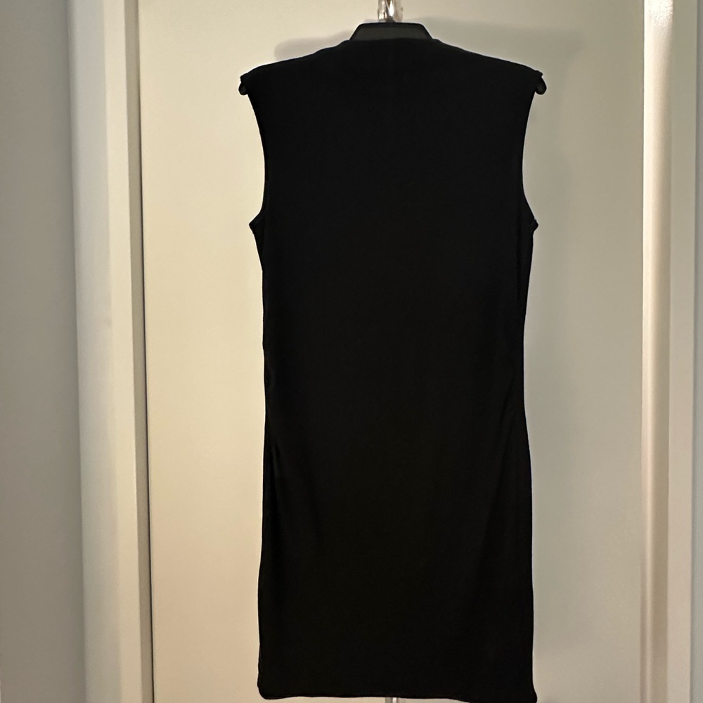 Old Navy Black Mock Neck Mini Maternity Dress